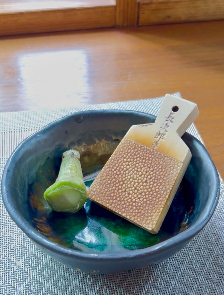 蕎麦処梅心薬味の生わさび